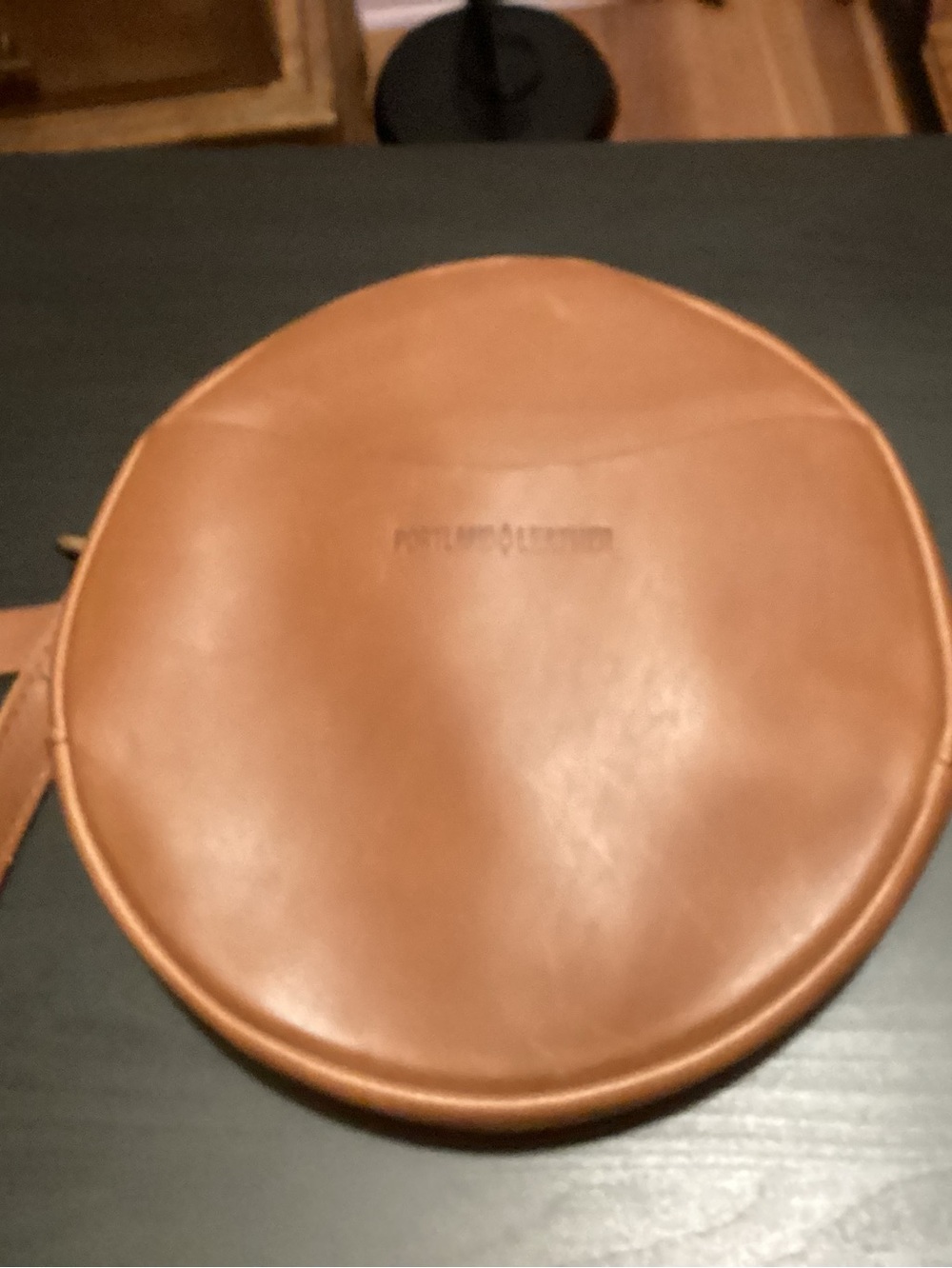 Portland Leather Large Circle Bag